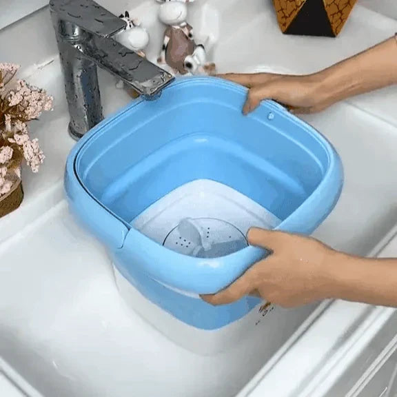 Mini lavadora portátil: lavado y secado exprés