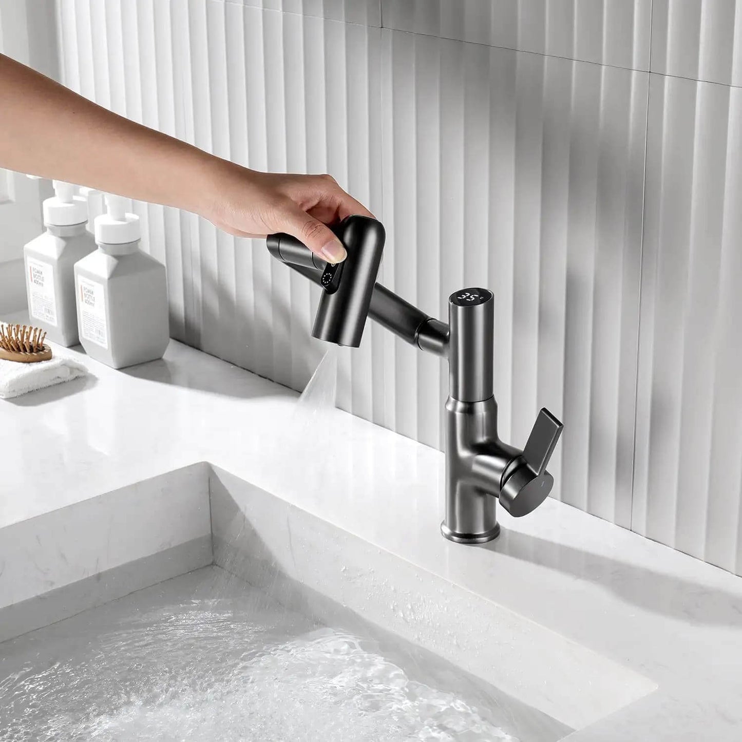 Digital faucet: save water and energy every day