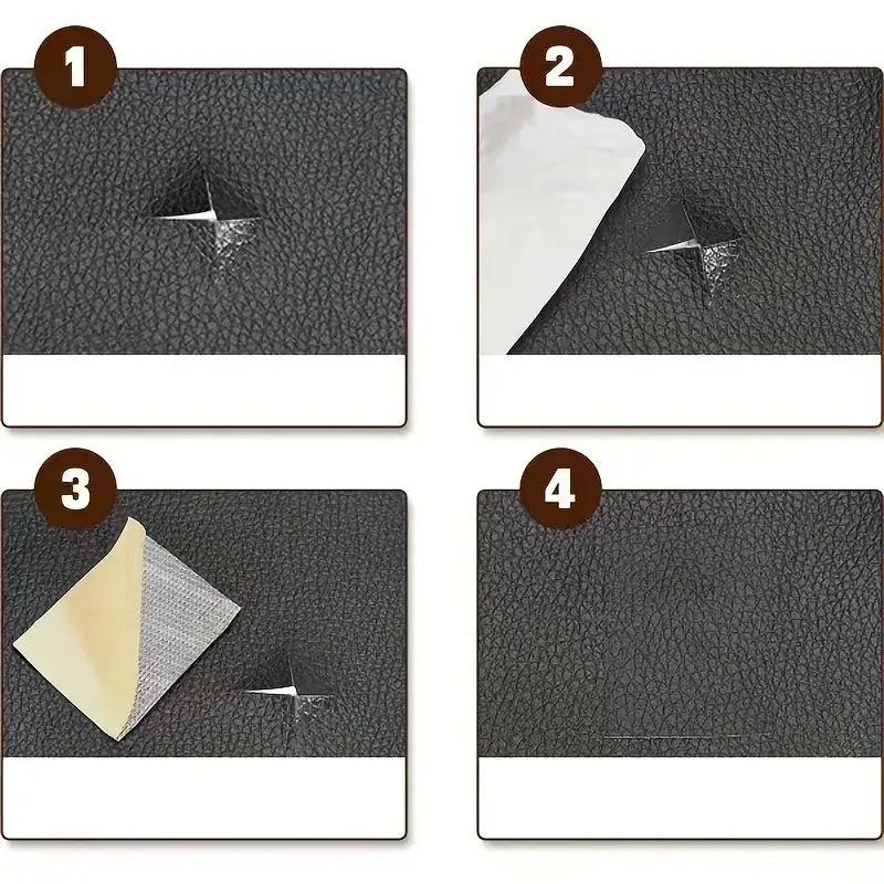 Patches autoadesivi - Kit di riparazione in pelle